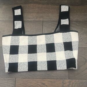 Checkered Crop Top
